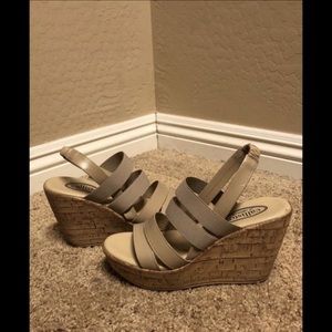 Callisto Nude Wedges